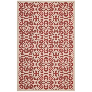 Modway Ariana Vintage Floral Trellis 5x8 Indoor and Outdoor Area Rug - 1 of 4