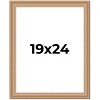 PosterPalooza | Weathered Yellow Picture Frame - UV Acrylic, Foam Board Backing, Hanging Hardware - 2 of 4