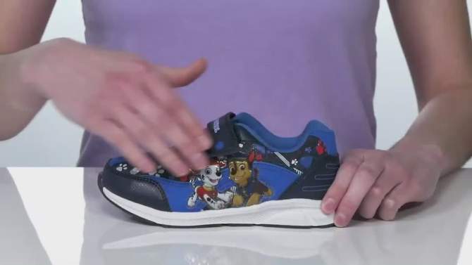 Nickelodeon Paw Patrol Boys Sneakers w/ Two Red Lights (Toddler), 2 of 10, play video