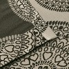 Traditional Medallion Jacquard Room Darkening Curtain 2-Panel Set with Grommet Topper - Blue Nile Mills - 4 of 4