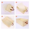 REGALWOVEN Chrysanthemum Print Collapsible Fabric Storage Bin with Handles 2 Pcs - 3 of 4