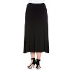 24seven Comfort Apparel Women's Elastic Waist Maxi Skirt - 3 of 4