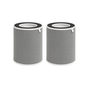 Nispira HP201 HP202 3-in-1 True HEPA Activated Carbon Filter Replacement For Shark NanoSeal Air Purifier MAX HP200 Series HC501 HC502. 2 Packs - 1 of 4