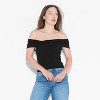 Women's Off the Shoulder Pullover Sweater - Wild Fable™ - 2 of 3