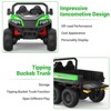 Jojoka 24V Ride On Dump Truck for Kids, 2-Seater 6-Wheel Electric Construction Vehicle with Remote Control, Dump Bed, Shovel, Music, Lights - 3 of 4