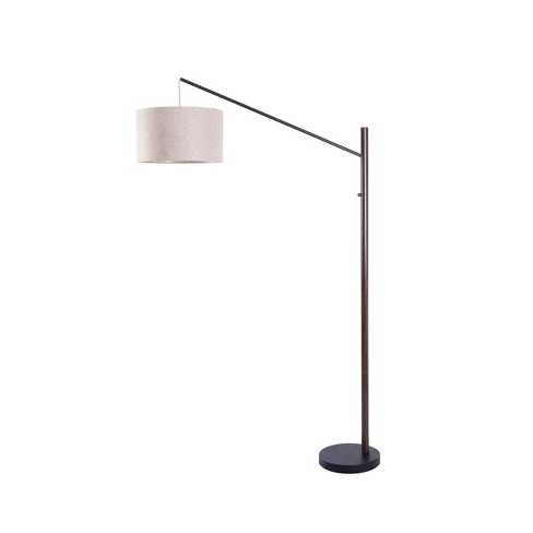 Single Arm Arc Floor Lamp Bronze, Modern Arc Floor Lamp Target