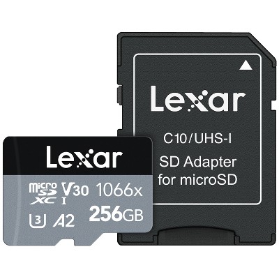 Lexar Professional SILVER Series 1066x microSDXC UHS-I Card (256 GB)