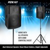 Pyle PSTK107 Dual Universal Speaker Stand Mounts, Height Adjustable, 40"-71" - Metal Construction, Includes Travel Bag - 2 of 4