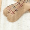 Alilang Women's 5-Pack Assorted Patterned Thick Knit Socks with Plaid and Holiday Prints - 3 of 4