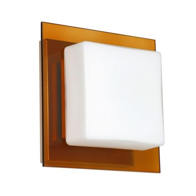 Besa Lighting Alex 1 - Light Vanity in  Satin Nickel