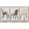 Wooakway Luxury Velvet Dining Chair Two-piece Set, Modern and Minimalist Design, Essential for Home and Restaurant Use - 4 of 4
