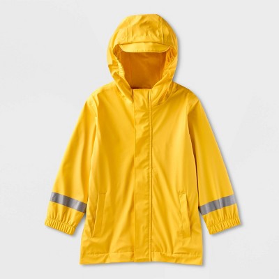 Toddler Rubber Rain Jacket Cat Jack Yellow 4t Target