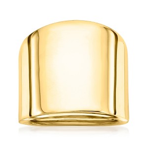 Ross-Simons Italian 14kt Yellow Gold Wide Polished Ring - 1 of 4