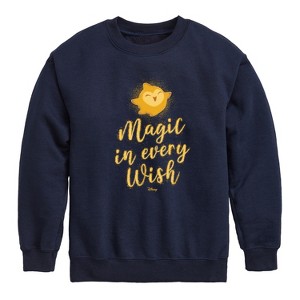 Boys' - Disney - Magic In Every Wish Graphic Long Sleeve Fleece Sweatshirt - 1 of 4