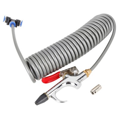 Unique Bargains 6 in 1 Car Air Blow Gun Kit with Interchangeable Nozzles Air Compressor Tools