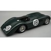 Jaguar C-Type Longtail #18 "24 Hours of Le Mans" (1952) "Mythos Series" with Display Case 1/18 Model Car by Tecnomodel - 2 of 3