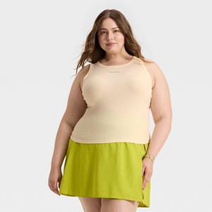 Women's Slim Fit Knit Tank Top - A New Day™ - 1 of 4