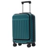 Whisen 3-Piece ABS Luggage Set Including Front Opening 20” & 24” Suitcases with USB, TSA Lock and Duffel Bag - 3 of 4