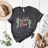 Simply Sage Market Wild And Free Cactus Short Sleeve Tee - 3 of 4