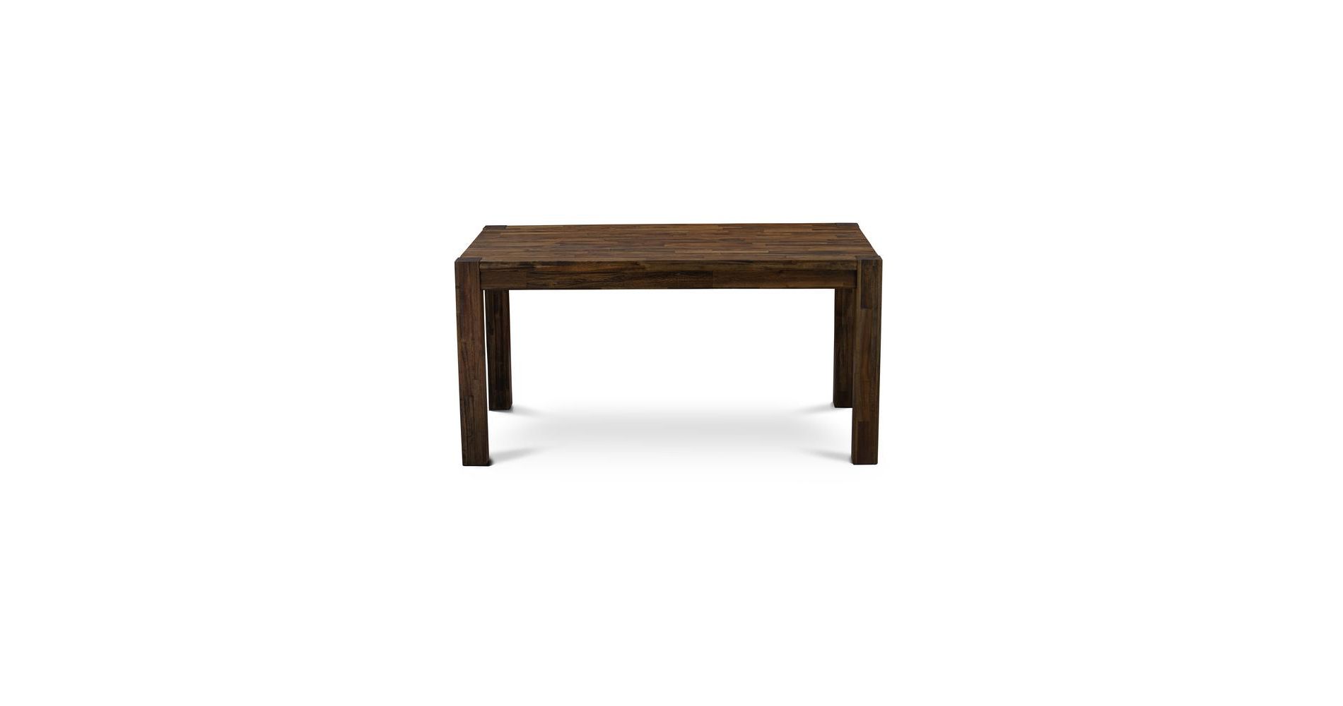 East West Furniture,Rectangular Table With Distressed Jacobean Color Table Top