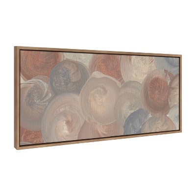 Kate and Laurel Sylvie Dots Framed Canvas by Mentoring Positives