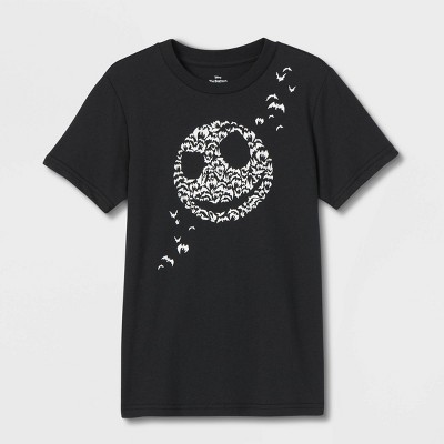 Boys' Disney The Nightmare Before Christmas Jack Skellington Short Sleeve Graphic T-Shirt - Black