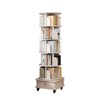 NicBex 5/6-Tier 360° Rotating Bookcase with Wheels & Storage Drawer Space Saving Spinning Shelf Tower for Small Spaces, Bedroom & Home Office - 2 of 4