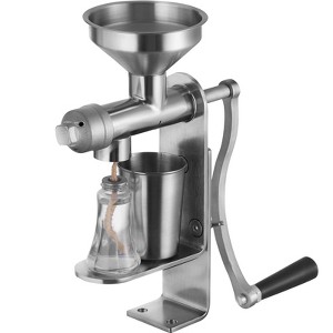 VEVOR Manual Oil Press Machine, Stainless Steel Oil Extractor Machine, Detachable Oil Presser for Effortless Cleaning, Household Oil Expeller - 1 of 4