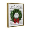 Stupell Industries Good Tidings Holiday Wreath, 17'' x 21'' - 3 of 4