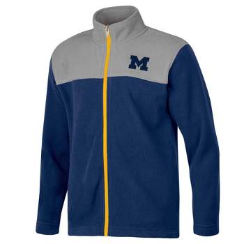 NCAA Michigan Wolverines Boys' Fleece Full Zip Jacket