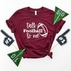 Simply Sage Market Women's Talk Football To Me Ball Short Sleeve Graphic Tee - 3 of 4