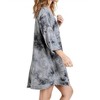 Women's Tie Dye Frayed Hem Dress - umgee - 2 of 4