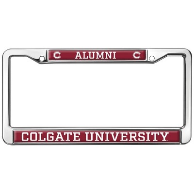 Colgate University Alumni Logo Full Size Standard License Plate Metal Frame