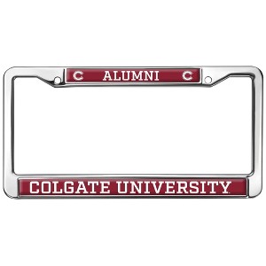 Colgate University Alumni Logo Full Size Standard License Plate Metal Frame - 1 of 4