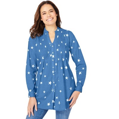Woman Within Perfect Pintuck Tunic