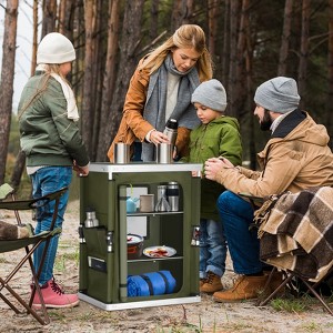 EAGLE PEAK Outdoor Folding Camping Table - 1 of 4
