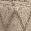 WyndenHall Tasneem Square Pouf Brown: Upholstered Cotton, No Assembly, Padded Seat, 250lbs Capacity - 3 of 4