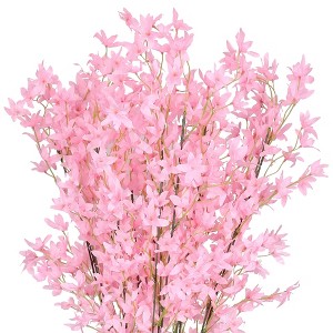 REGALWOVEN Real Touch Silk Artificial Flowers Orchids in Bulk with Stem for Decoration 44.4" 6 Pcs - 1 of 4