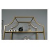 71" International Luxury Bookshelf Satin Gold Finish - Sauder - 3 of 4