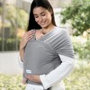 Comfy Cubs Baby Wrap Carrier - Soft & Secure Fit Cotton Blend for Newborn to Toddler - Adjustable, One Size Fits All Toddler Sling - 2 of 4