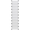 vidaXL Shoe Rack Transparent PP (Polypropylene), Steel - 17.3" x 12.6" x 68.5" - 3 of 4