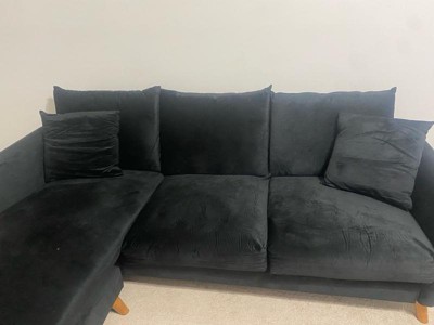 Magnolia Sectional Sofa With Pillows - Novogratz : Target