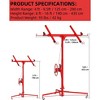Drywall Lift, 16ft Drywall Panel Hoist, Drywall Rolling Lifter, Lifting Tool with Telescopic Arm & 3 Lockable Wheels, 150lb Load Capacity - 3 of 4