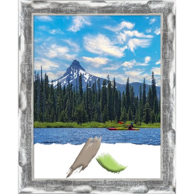 Glossy Silver Polystyrene Rectangular Wall Picture Frame