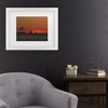 Trademark Fine Art - Kurt Shaffer Lake Erie's Lorain lighthouse at sunset Matted Framed Art - 2 of 4