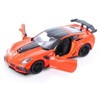 2019 Chevrolet Corvette ZR1 Orange with Black Accents 1/24 Diecast Model Car by Motormax - 2 of 3