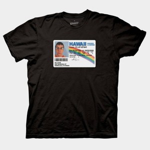 Playera gráfica de cuello redondo de manga corta Superbad McLovin para hombre - Negro