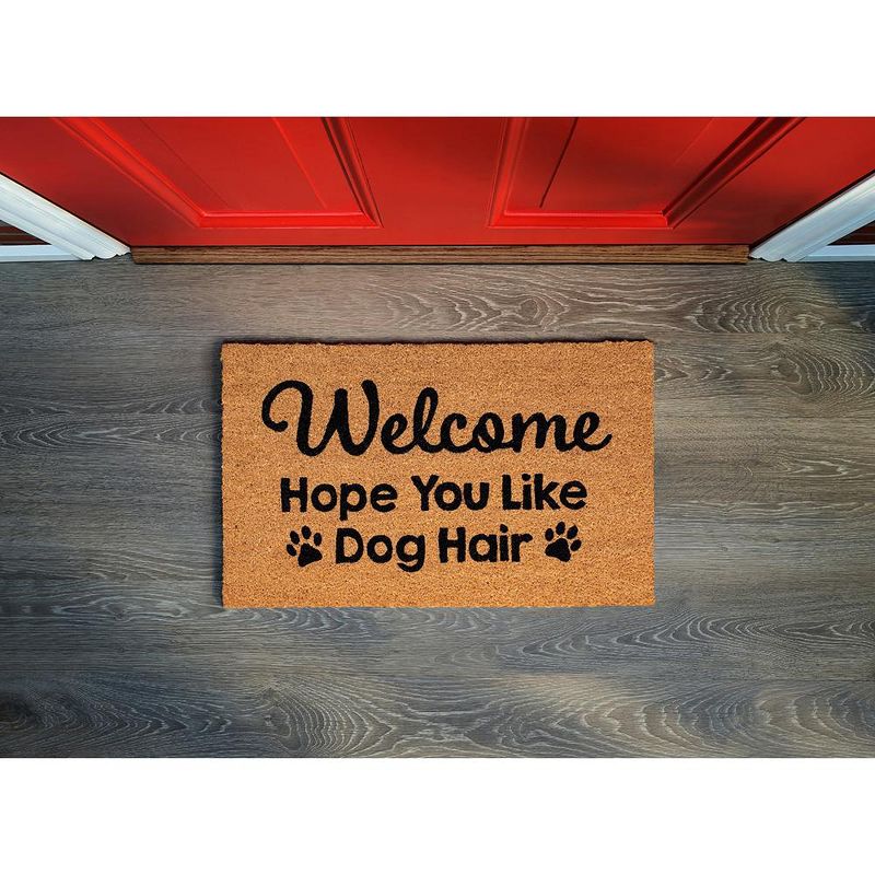 BirdRock Home Dog Hair Coir Front Door & Entry Doormat - 18" x 30", 5 of 8