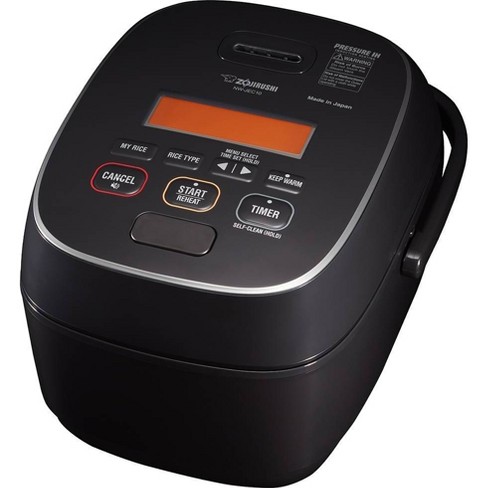 Zojirushi 5.5 Cup Pressure Induction Heating Rice Cooker And Warmer - Black  - Nw-jec10ba : Target