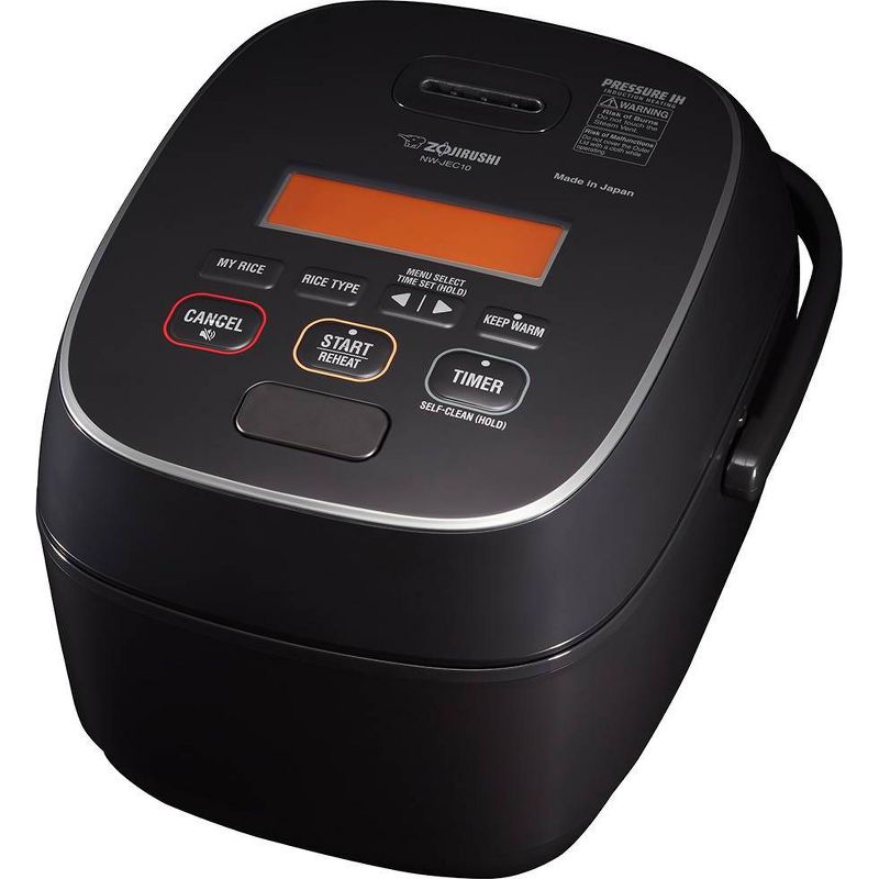 Zojirushi  5.5 Cup Pressure Induction Heating Rice Cooker and Warmer - Black - NW-JEC10BA, 1 of 18